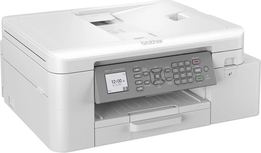 Printer Brother MFC-J4335DWRE1, Inkjet, Printim me ngjyra, 1200 x 4800 DPI, A4, Printim direkt, Bardhë