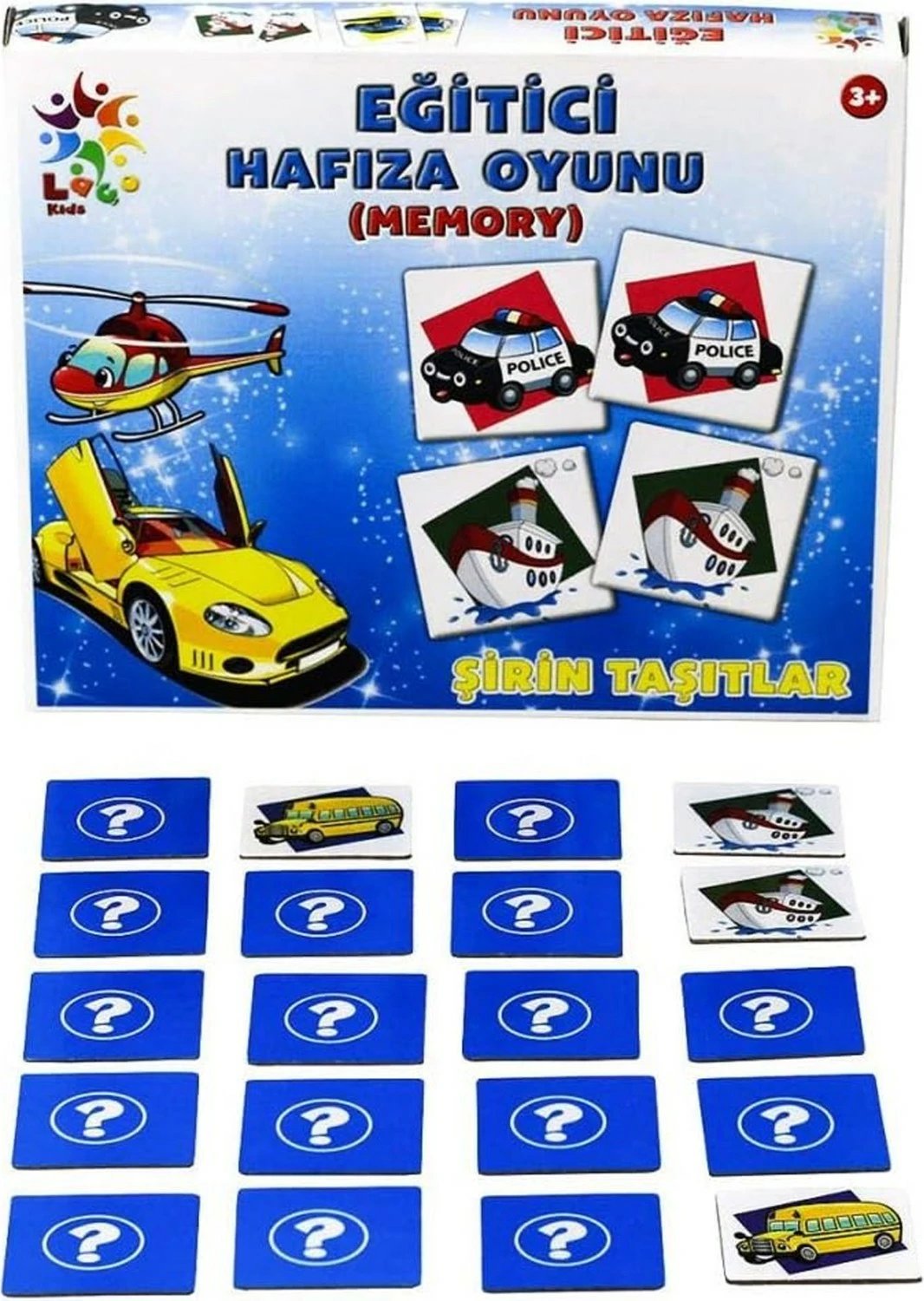Loje edukative për fëmijë Lacoste LC023, me automjete të lezetshme
