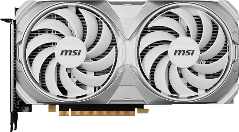 Kartë Grafike MSI GeForce RTX 4070 SUPER 12G VENTUS 2X, e bardhë