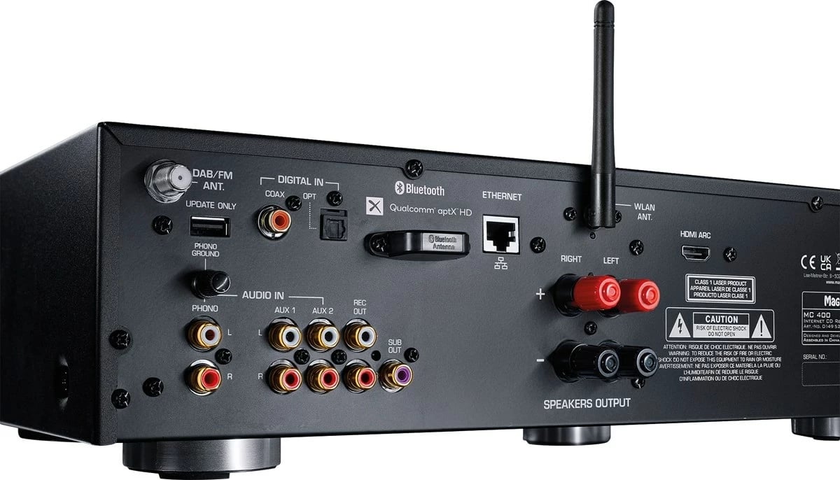 Network Player Magnat MC 400, 40 W, 2.0 ch. stereo, Zi