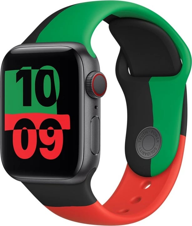 Rrip sportiv Apple 40mm Black Unity, M/L, ngjyrë e zezë