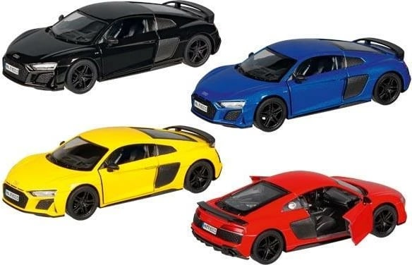 Makina metalike GOKI Audi R8 Coupé 12.5cm, 4 dizajne