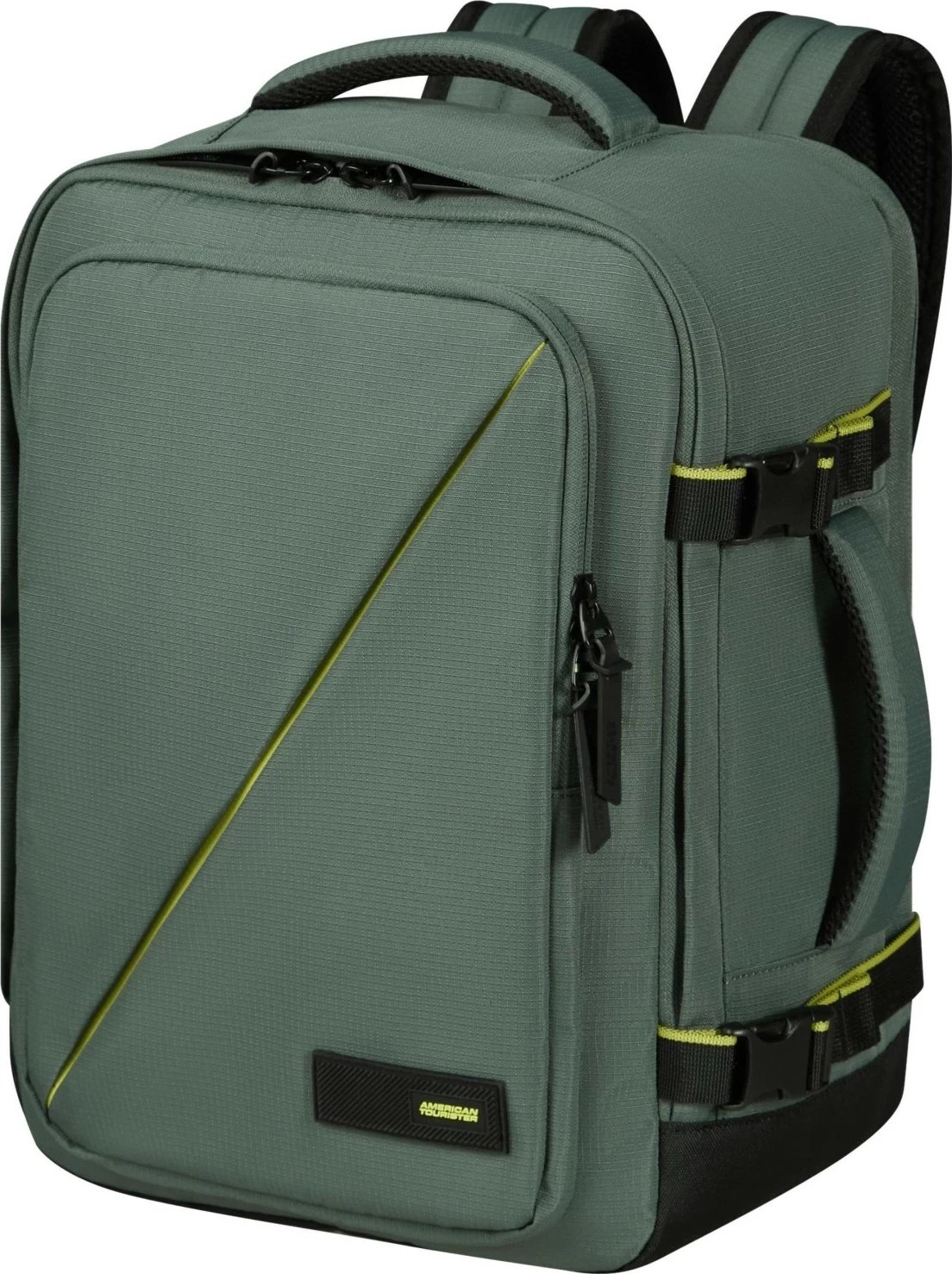 Shpinore American Tourister Air Take2Cabin S/M do WIZZ, 26L, e gjelbër e errët