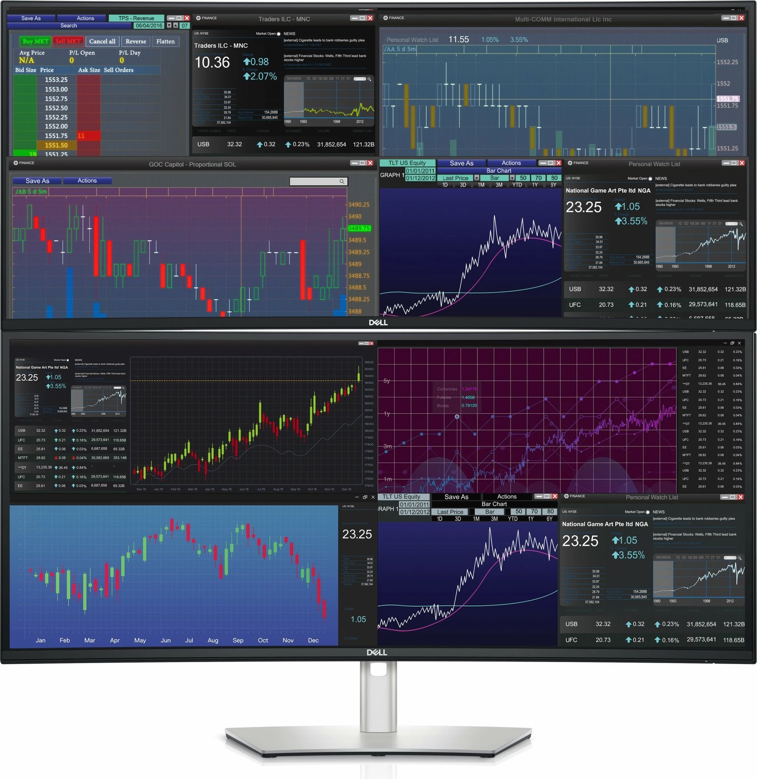 Monitor DELL UltraSharp U3824DW, 37.5", 3840 x 1600, Wide Quad HD+, LCD, i zi, argjendtë