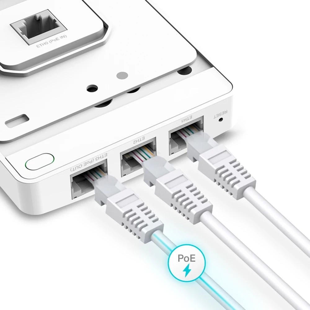 Access Point TP-LINK Omada AX1800 EAP615-WALL, e bardhë