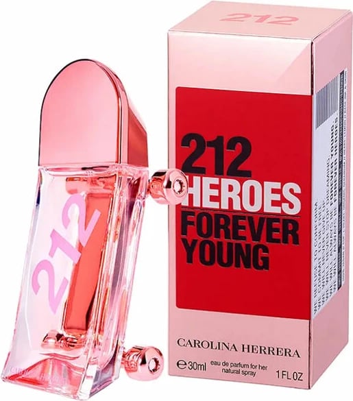 Eau De Parfum Carolina Herrera 212 Heroes Forever Young, 30 ml