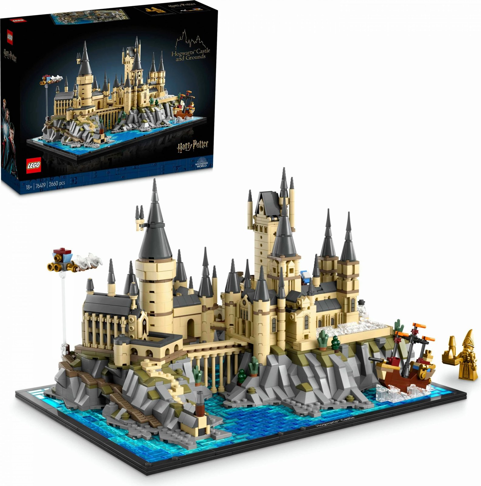 Set ndërtimi LEGO Hogwarts™ Castle and Grounds, 2660 copë