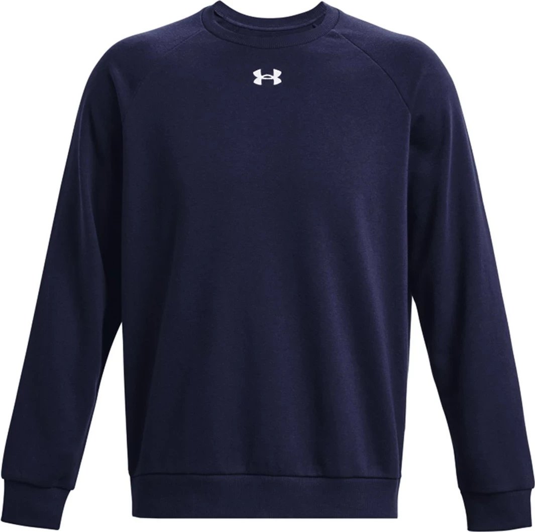 Bluzë Under Armour Rival Fleece Crew për meshkuj, Blu e errët