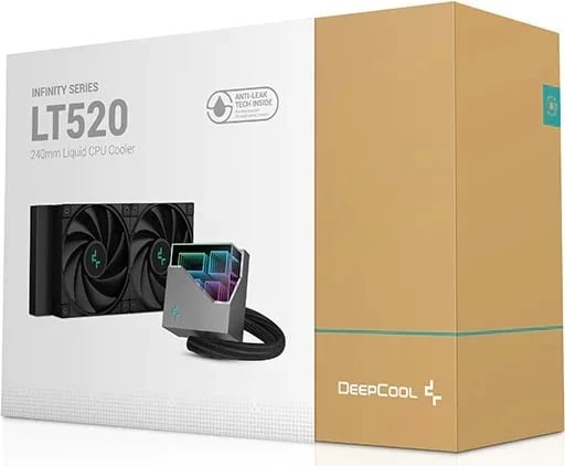 Ftohës i plotë për procesorin DeepCool LT520, 12 cm, i zi