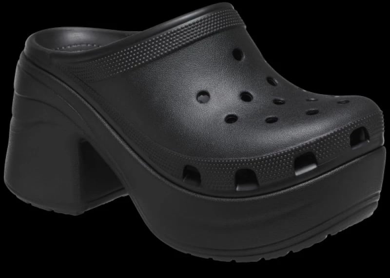 Këpucë të larta Crocs, të zeza