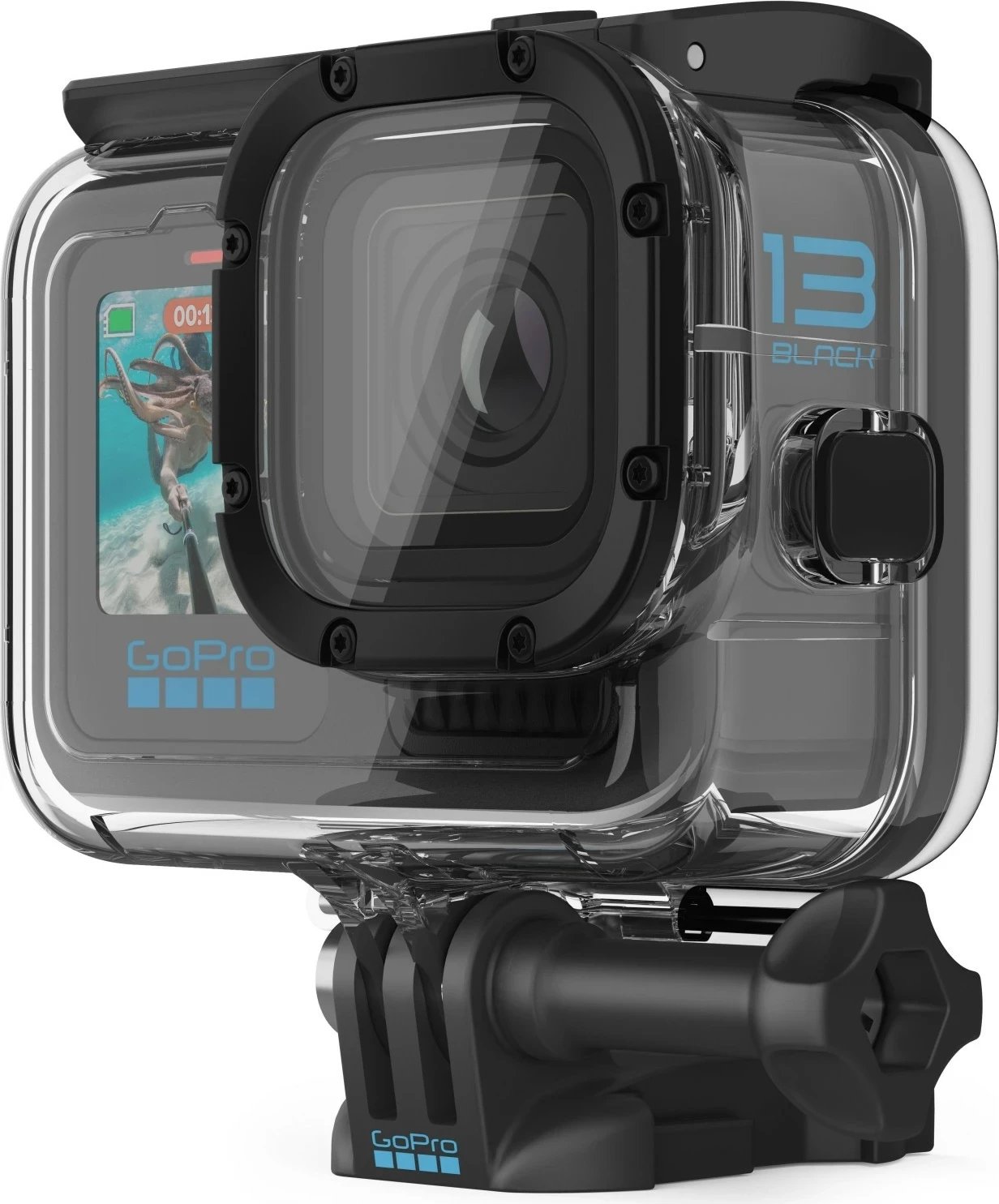 Kasë mbrojtëse GoPro, GoPro Protective Housing, për HERO9/HERO10/HERO11/HERO12 Black/HERO13, transparente