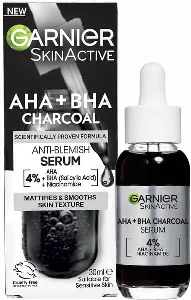 Serum Garnier Skin Pure Active Anti-Imperfection Blemish Black Out, 30 ml