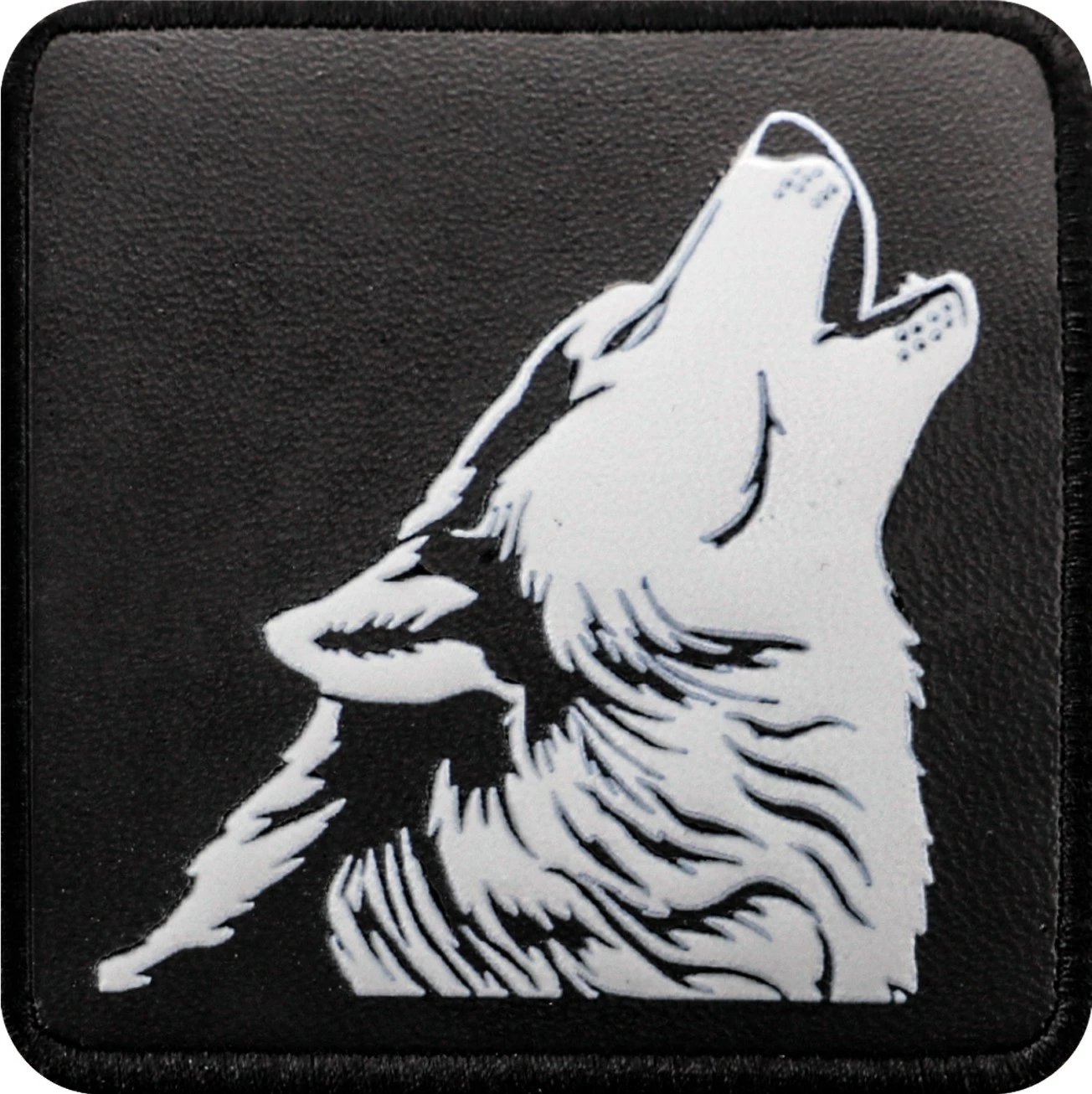 Patch për kapelë Black Börk, V1 Howling Wolf, për meshkuj, i zi