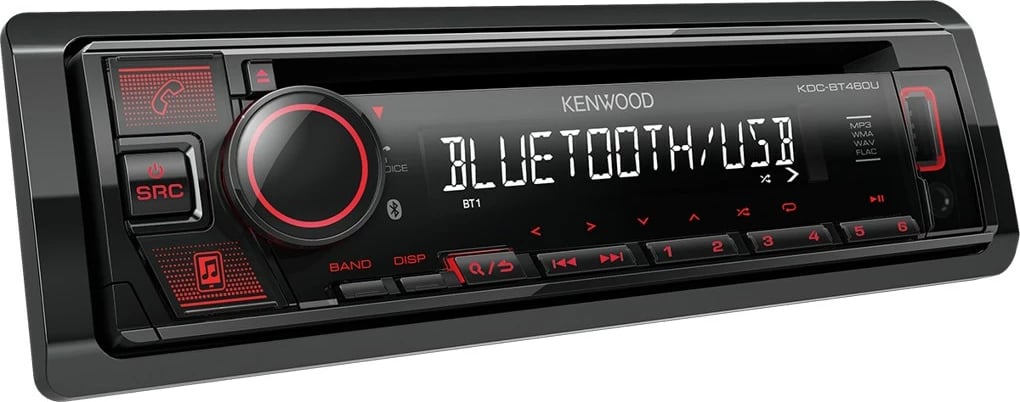 Radio për veturë Kenwood KDC-BT460U, 200 W, Bluetooth, e zezë