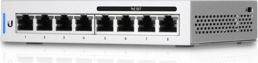 Switch Ubiquiti UniFi 8, Managed Gigabit Ethernet, Gri