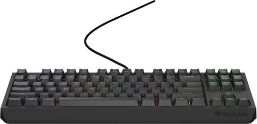 Tastierë mekanike Genesis Thor 230 TKL, RGB Outemu Red, e zezë