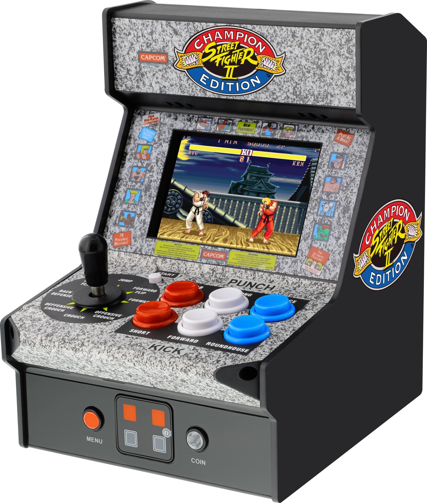 Paisje portative lojërash Fighter 2, My Arcade  Micro Player street, 2,75"