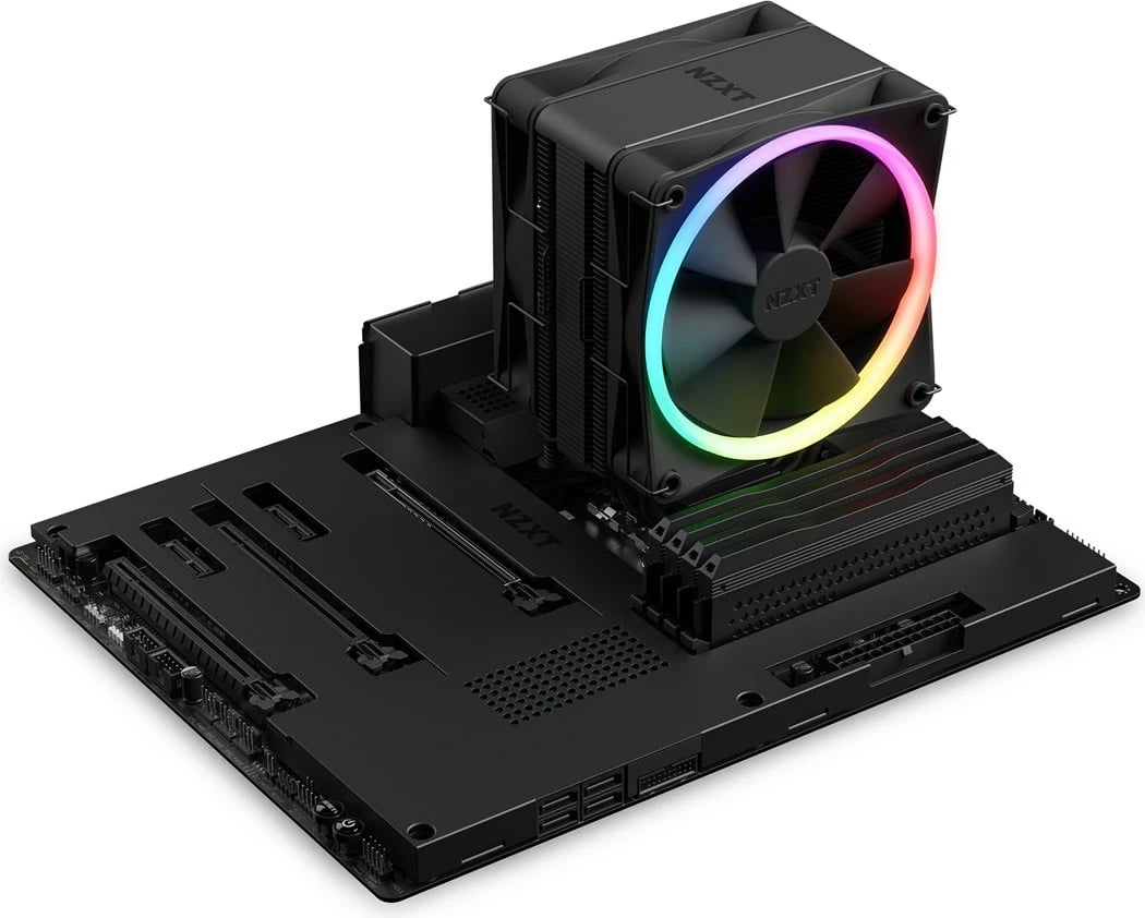 Ftohës ajri NZXT T120 RGB për procesor, 12 cm, i zi