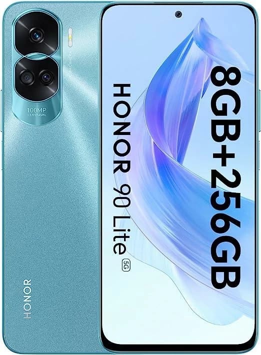 Celular Honor 90 Lite 8+256GB 6.7" 5G Cyan Lake