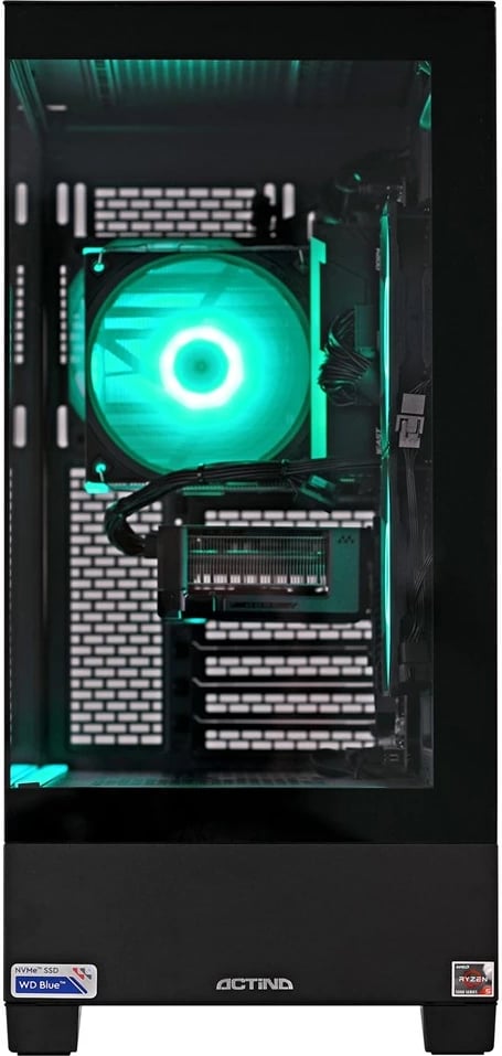 Kompjuter Actina, AMD Ryzen 5, 32GB RAM, 1TB SSD, NVIDIA GeForce RTX 4060, i zi 