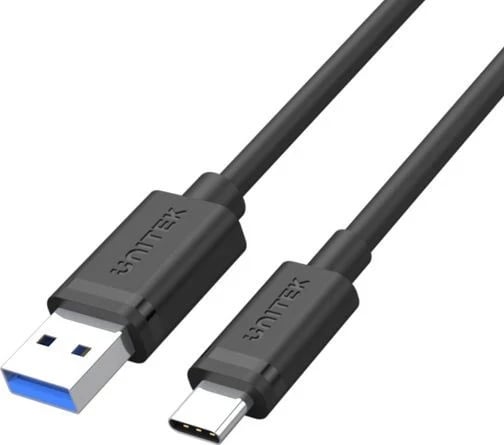 Kabllo Unitek USB 3.1 tip A në tip C, e zezë