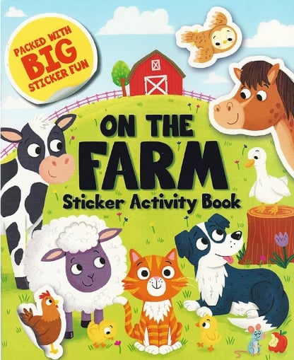 On the farm sticker activity book 