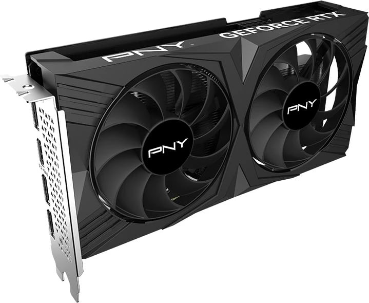 Kartelë grafike PNY GeForce RTX 4060 8GB VERTO Dual Fan DLSS 3, e zezë