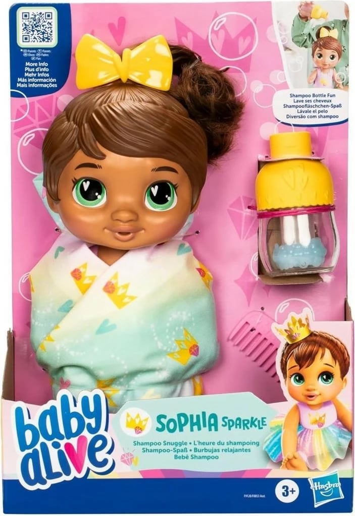 Lojë me kukull Baby Alive Hasbro, për femra, e ngjyrosur