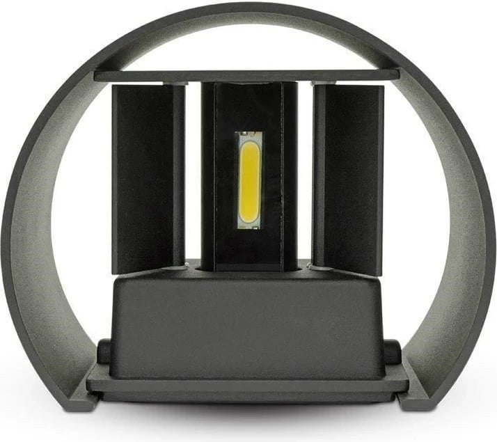 Dritë muri LED V-TAC VT-756-B, 5W, IP65, 4000K, e zezë