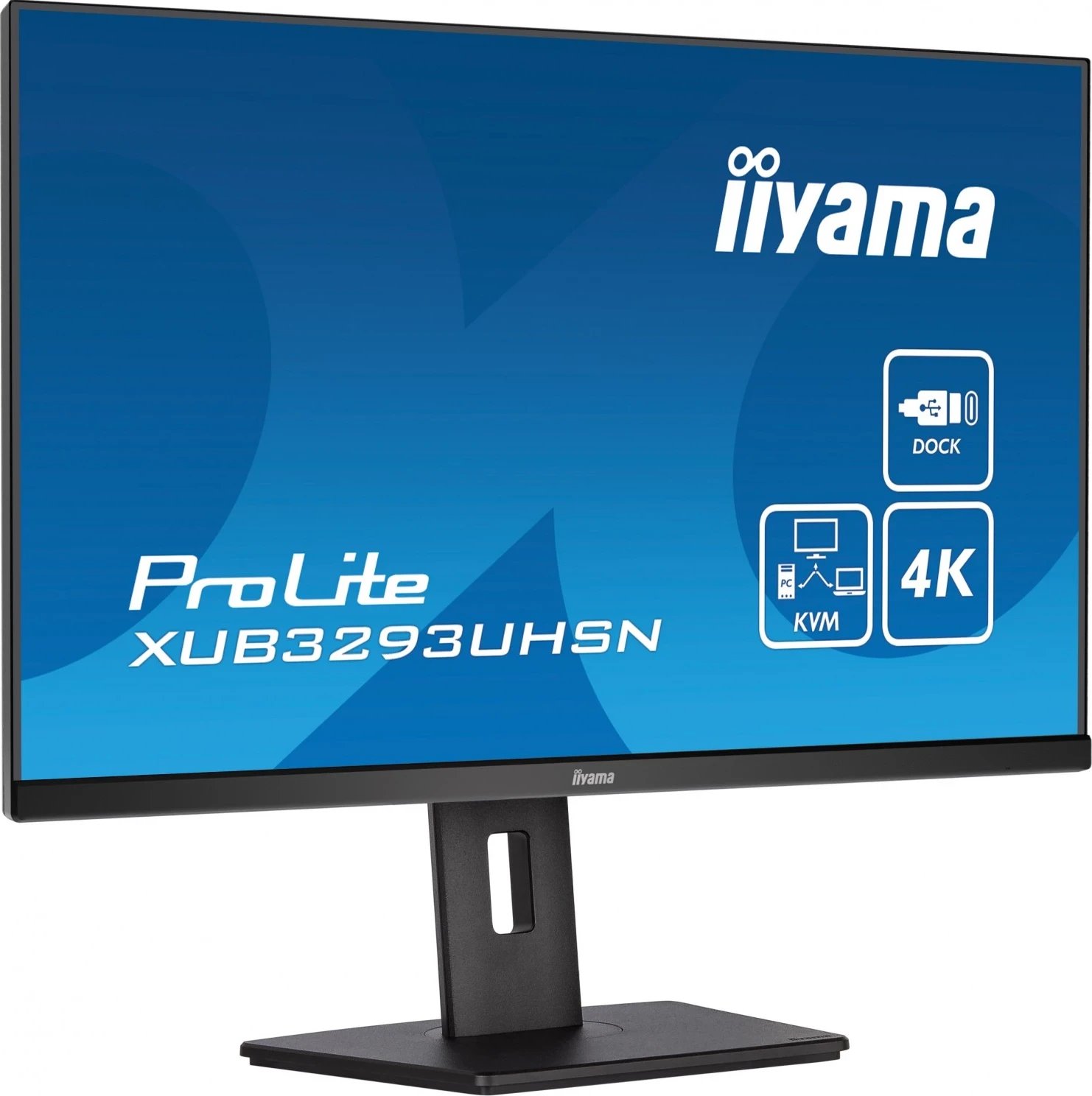 Monitor iiyama XUB3293UHSN-B5, 31,5", 4K Ultra HD, i zi