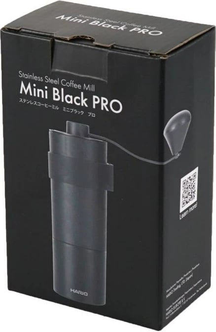 Mulli dore për kafe HARIO Mini Black Pro, i zi