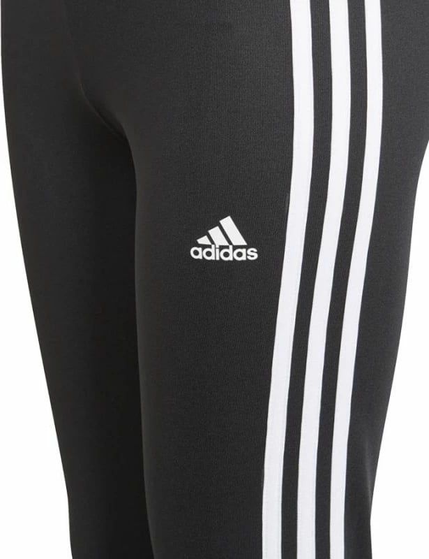 Hellonke për vajza adidas D2M 3 Stripes Tight Jr, të zeza