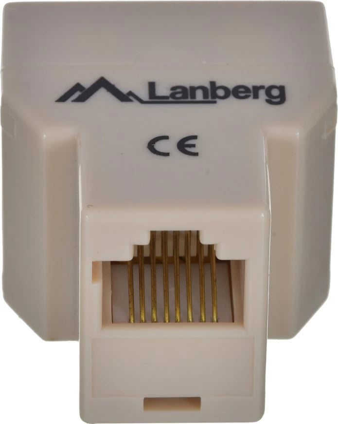 Ndarës për RJ45 Lanberg AD-RJ45-2RJ45-OU, bezhë