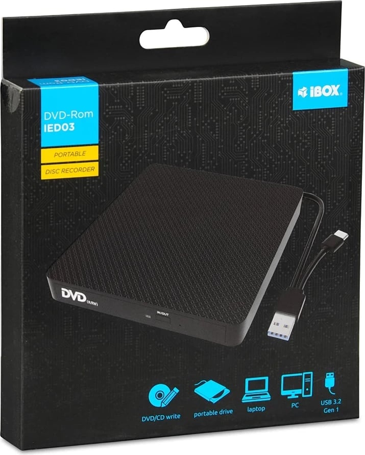 External DVD iBOX , e zezë