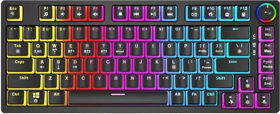 Tastierë Savio Phenix, Gateron Yellow Pro, Pudding, e zezë