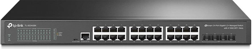 Switch TP-Link JetStream, 24 porte, 4 10GE SFP+, i zi