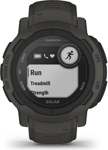 Smartwatch Garmin Instinct 2 Solar, 2.29 cm (0.9"), MIP, GPS, Graphite