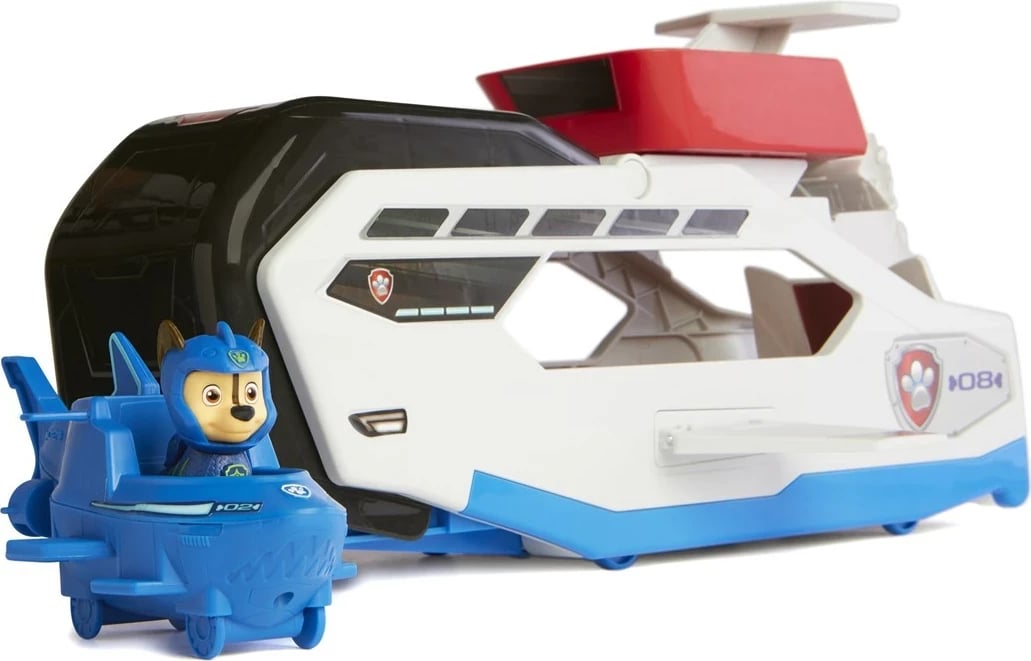 Lodër PAW Patrol Aqua Pups Whale Patroller me Chase, për fëmijë