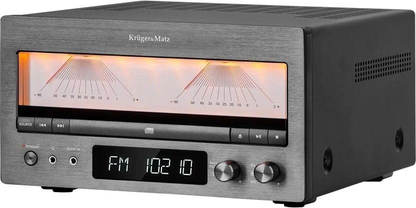 Amplifikator HiFi Kruger & Matz KM1995-A, CD, USB, Bluetooth, DAB+ radio dixhital, FM