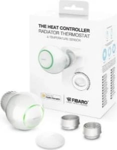 Termostat FIBARO The Heat Controller Starter Pack ZW5 EU, i bardhë