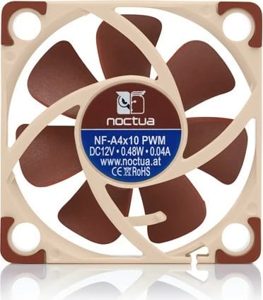 Ftohës Noctua NF A4x10 PWM, 4cm, i kuq 