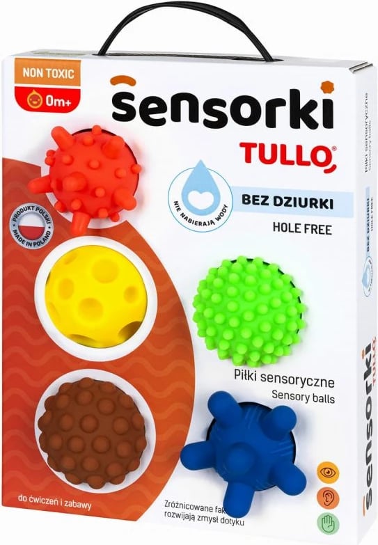 Topa sensorikë për fëmijë, Inny, të ngjyrosura