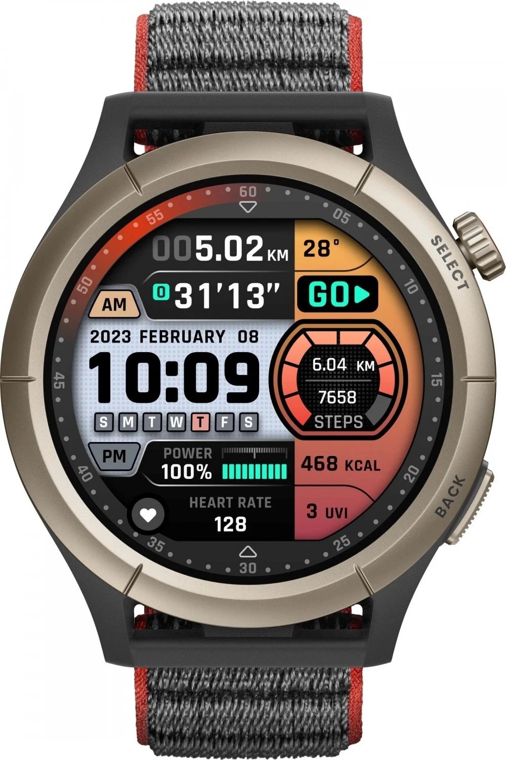 Smartwatch Huami Amazfit Cheetah Pro, 4GB, 46mm, i zi