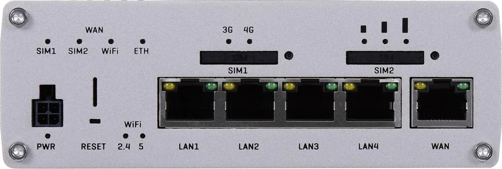 Router pa tel Teltonika RUTX14, Gigabit Ethernet, Dual-band (2.4 GHz / 5 GHz) 4G LTE CAT12, Gri