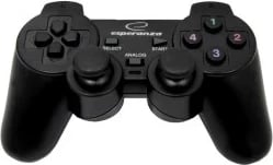 Kontrollues lojërash Esperanza, EG106,  PC, Playstation 2 / 3, Analogue / Digital, USB 2.0, i zi