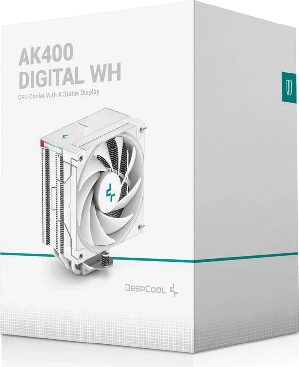 Ftohës Procesori DEEPCOOL AK400 Digital WH, 12 cm, i Bardhë