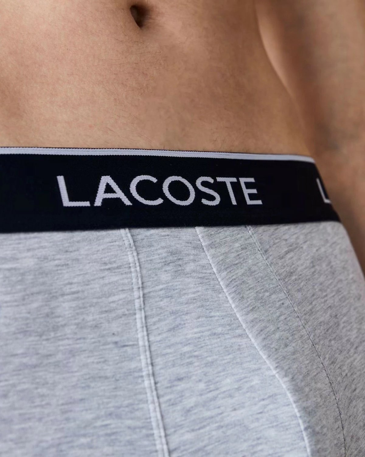 Të brendshme për meshkuj Lacoste 5H3389-CCA, 3 copë, gri