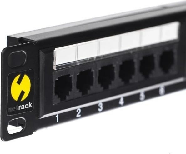 Patch panel netrack 104-05, 1U, Cat5e, e zezë