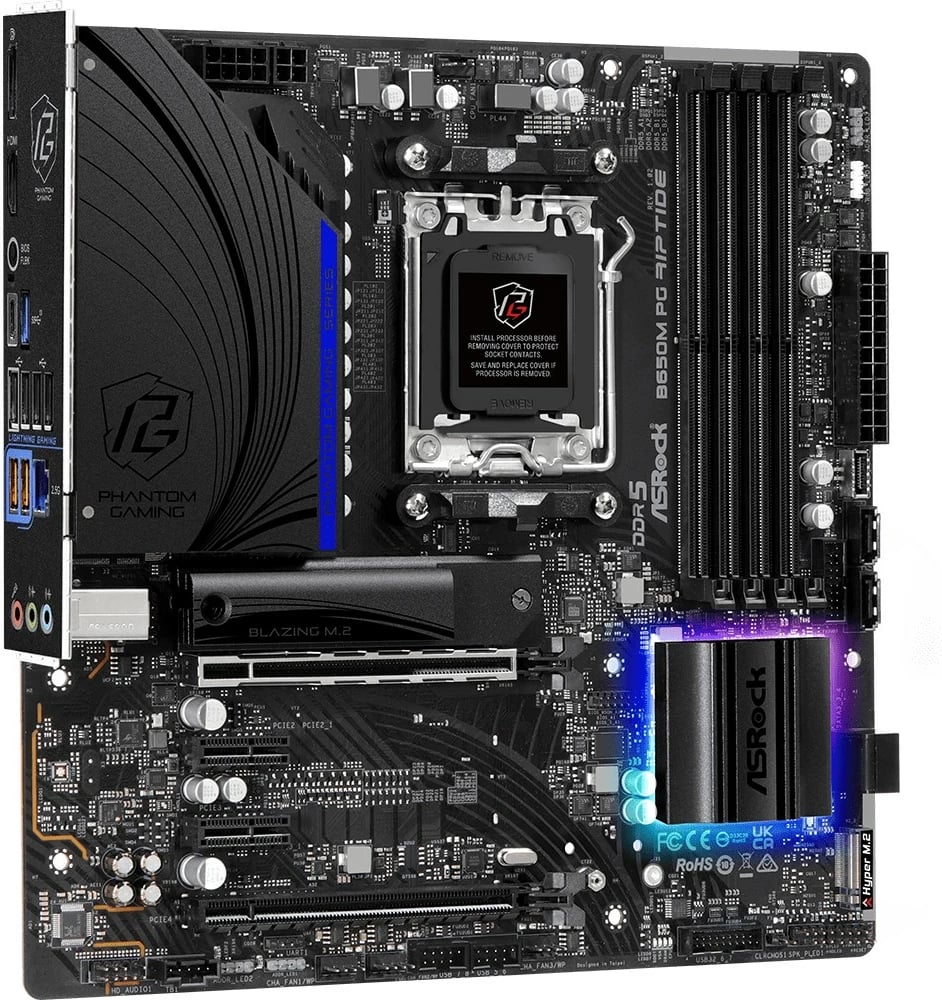 Pllakë amë Asrock B650M PG Riptide AMD B650 , micro ATX