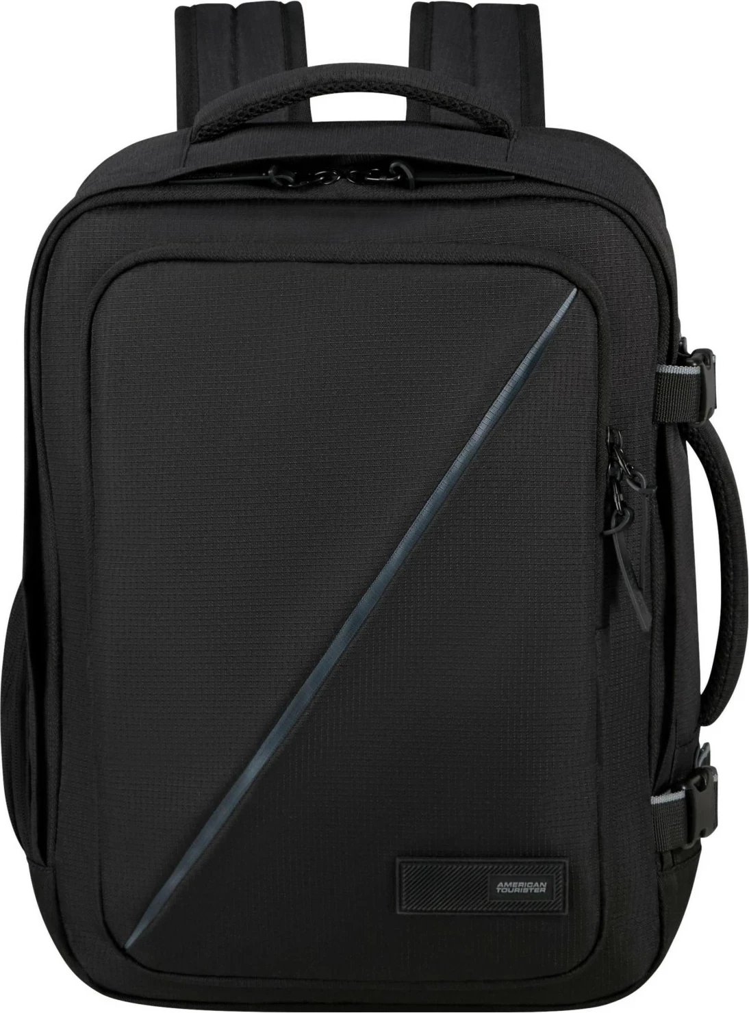 Çantë shpine American Tourister Air Take2Cabin S/M do WIZZ, 26L, e zezë